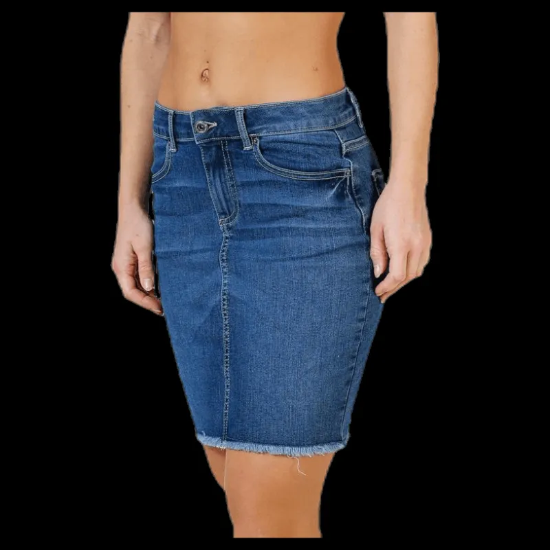 Outlet Pieces Aia Mw Dnm Skirt Blue Blå