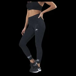 Discount Nike Air 7/8 Tights Black Svart