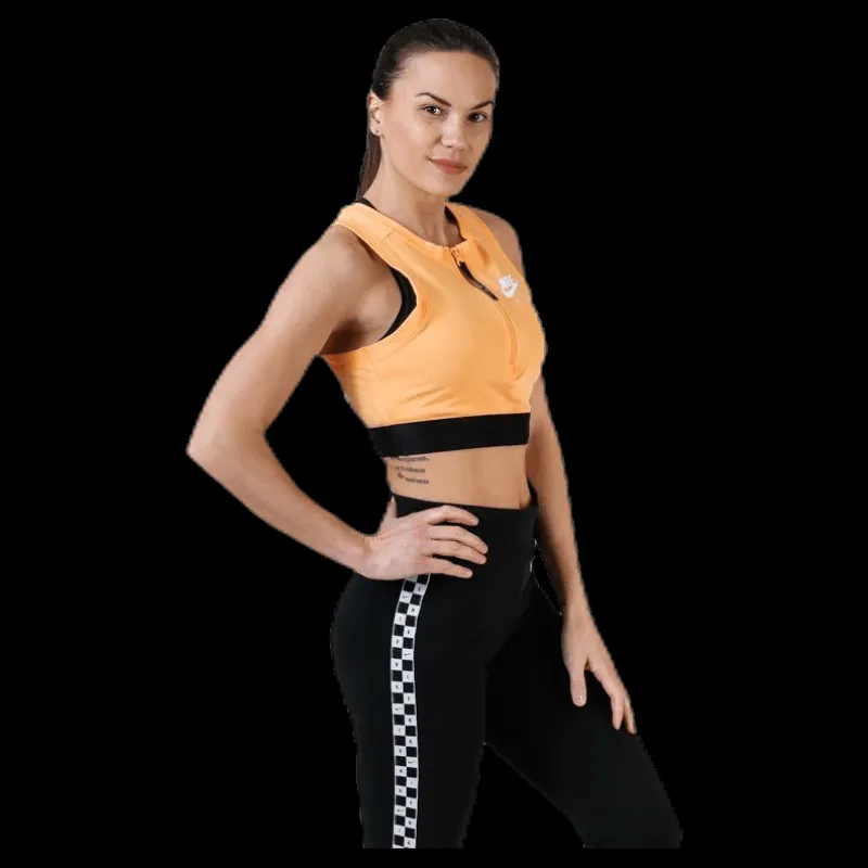 New Nike Air Crop Top Orange Gul