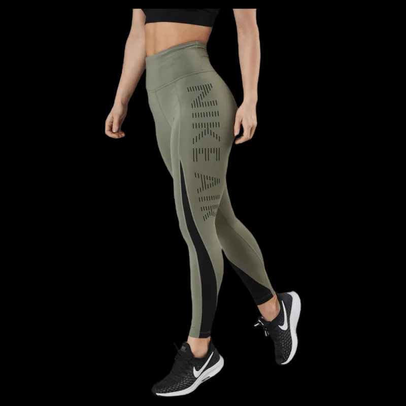 Sale Nike Air Epic Fast Tight 7/8 Black/Green Svart och Grön