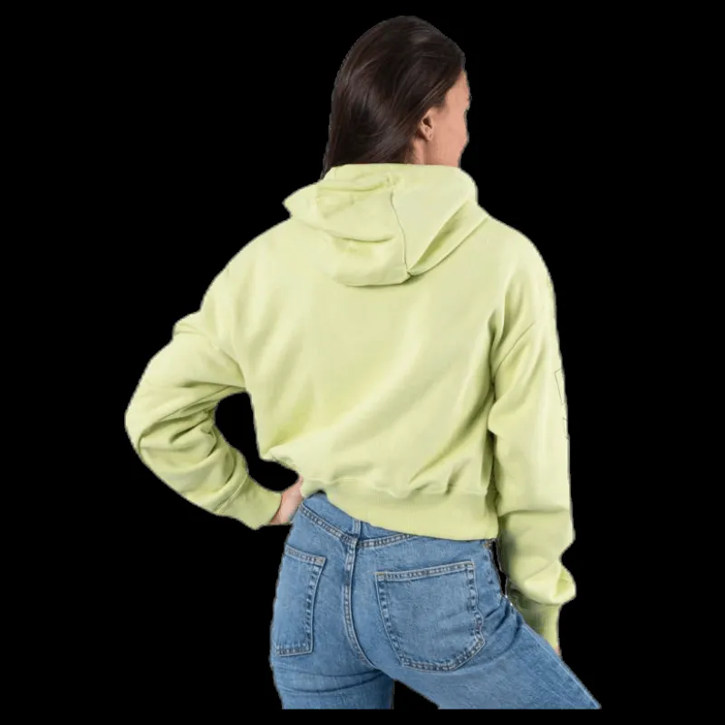 Discount Nike Air Fleece Hoodie Green Grön