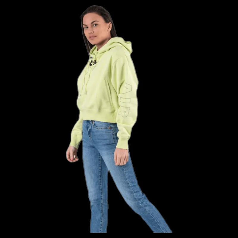 Discount Nike Air Fleece Hoodie Green Grön