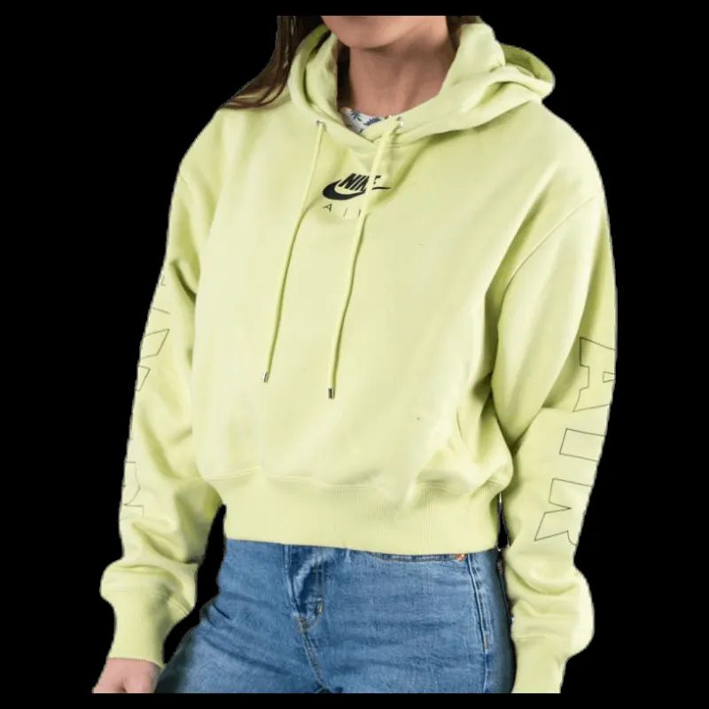Discount Nike Air Fleece Hoodie Green Grön