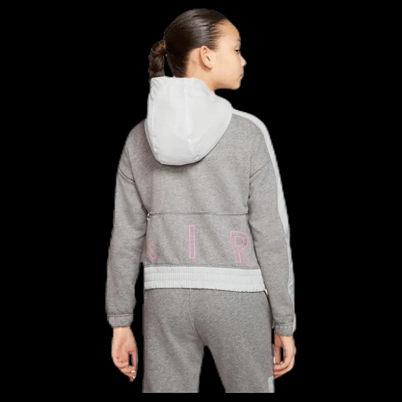 New Nike Air Front Zip Jr Pink/Grey Grå