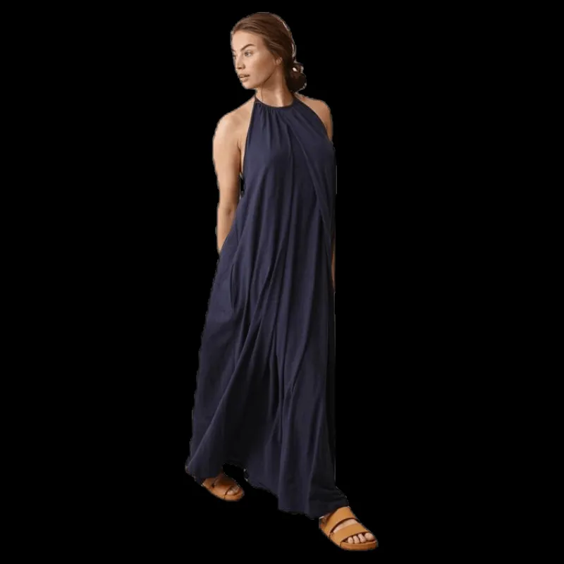 Boob Air Halterneck Dress Blue Blå Online