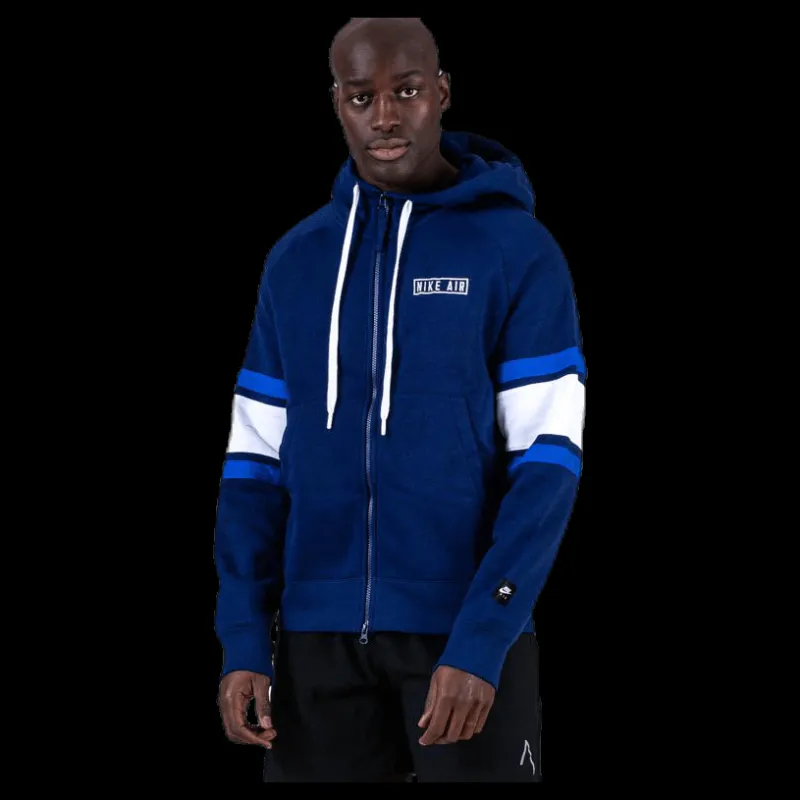 Nike Air Hoodie Blue/White Blå Outlet