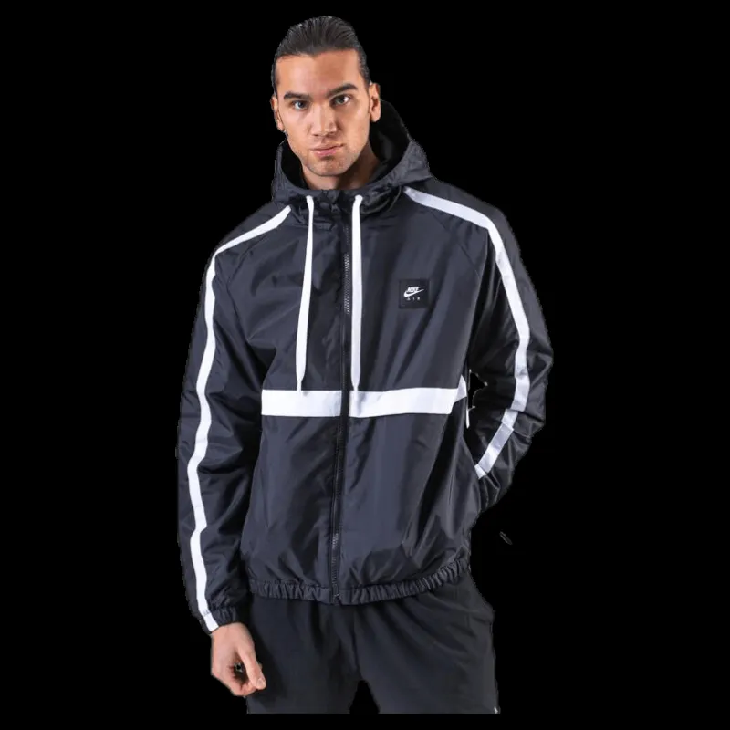 Discount Nike Air Jacket Woven White/Black Flerfärgad