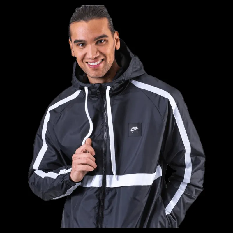 Discount Nike Air Jacket Woven White/Black Flerfärgad