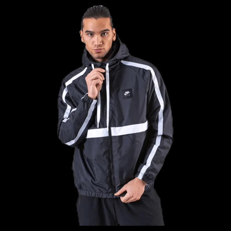 Discount Nike Air Jacket Woven White/Black Flerfärgad