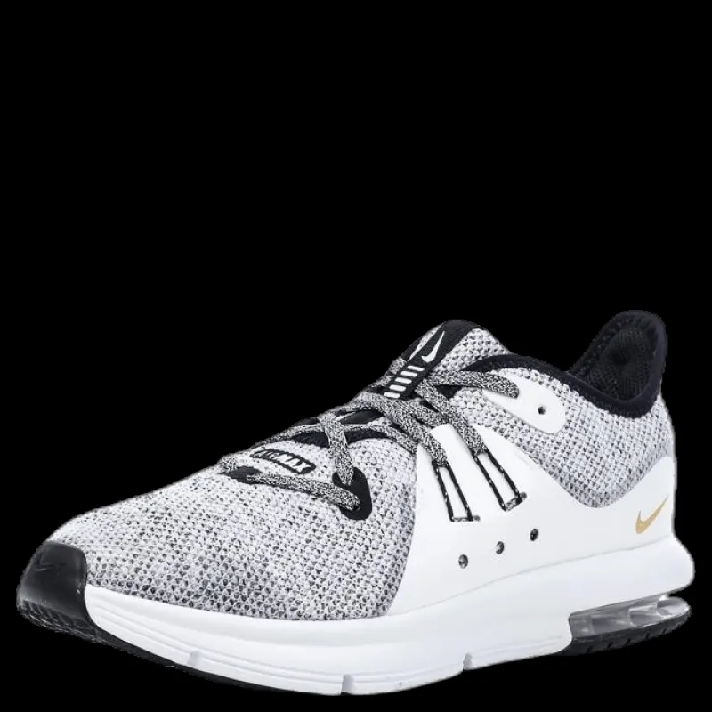 Nike Air Max Sequent 3 PS White/Black Vit och Svart New