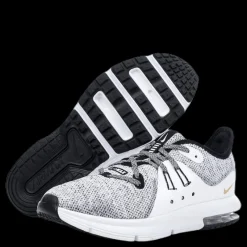 Nike Air Max Sequent 3 PS White/Black Vit och Svart New