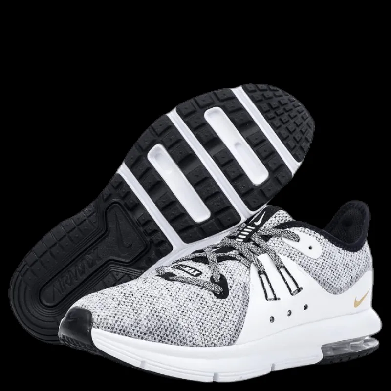 Nike Air Max Sequent 3 PS White/Black Vit och Svart New