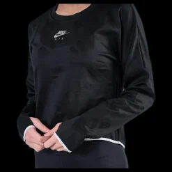 New Nike Air Midlayer Crew Black Svart