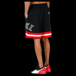 Discount Nike Air Short Fleece Black/Red Svart