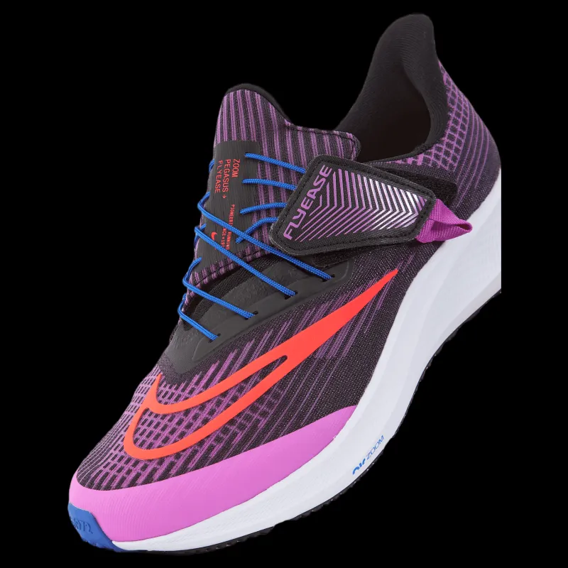 Nike Air Zoom Pegasus 39 FlyEase Women's Easy On/Off Road Running Shoes FUCHSIA DREAM/BRIGHT CRIMSON-BLACK-WHITE Flerfärgad