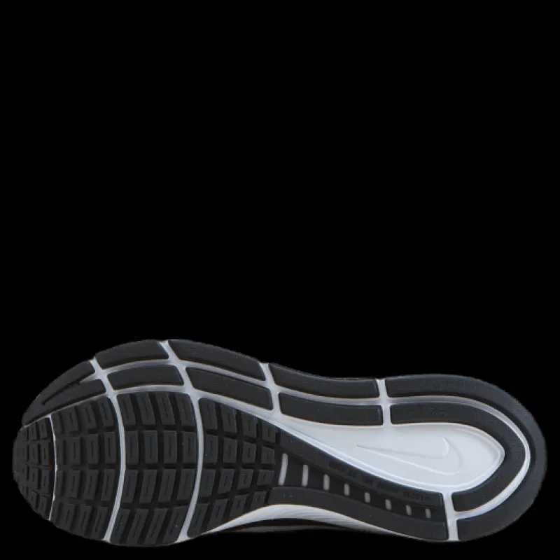 Outlet Nike Air Zoom Structure 24 Women's Road Running Shoes BLACK/WHITE Svart
