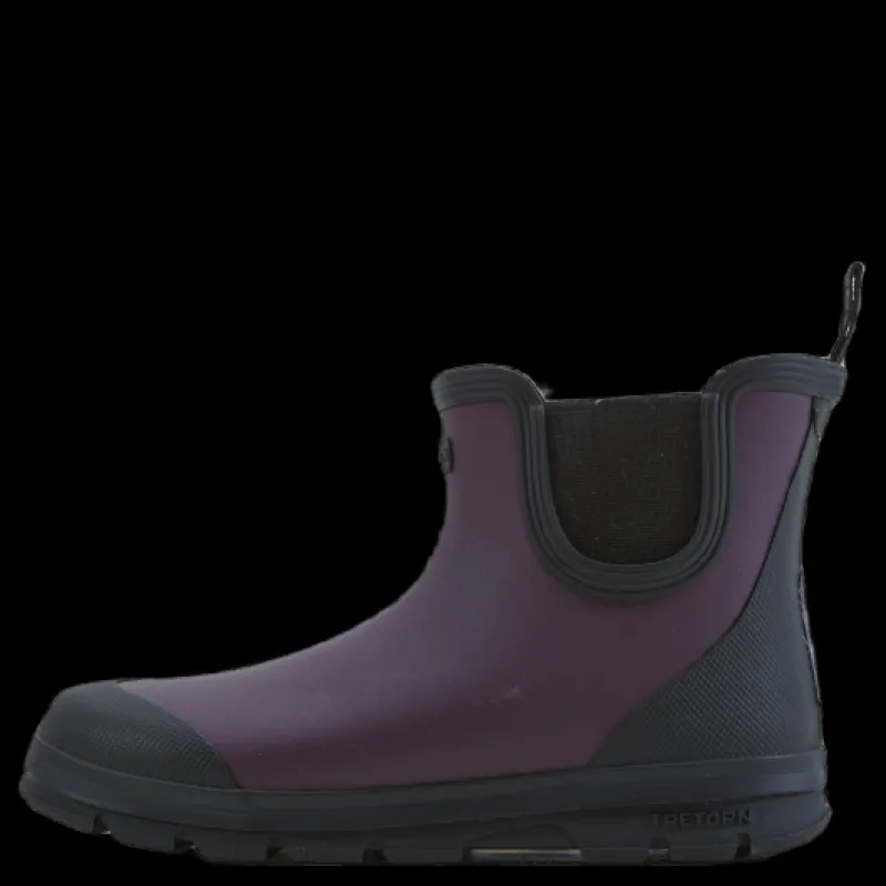 New Tretorn Aktiv Chelsea Winter Black/blackberry Lila