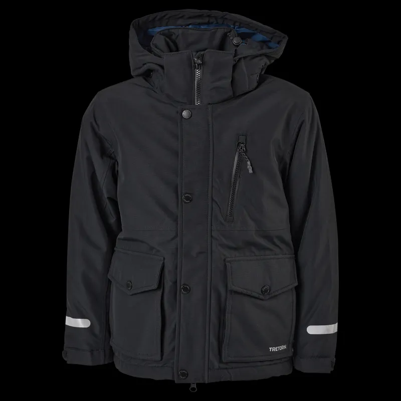 Tretorn Aktiv Light Padded Jacket Jet Black Svart Outlet