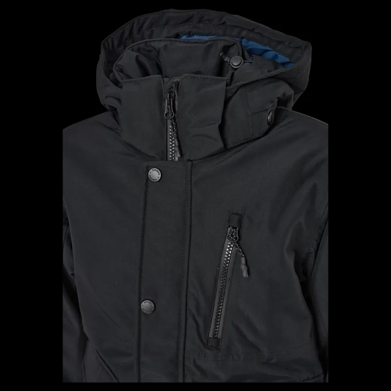 Tretorn Aktiv Light Padded Jacket Jet Black Svart Outlet