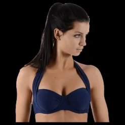 New Abecita Alanya Bandero Halterneck Blue/Pink Blå och Rosa