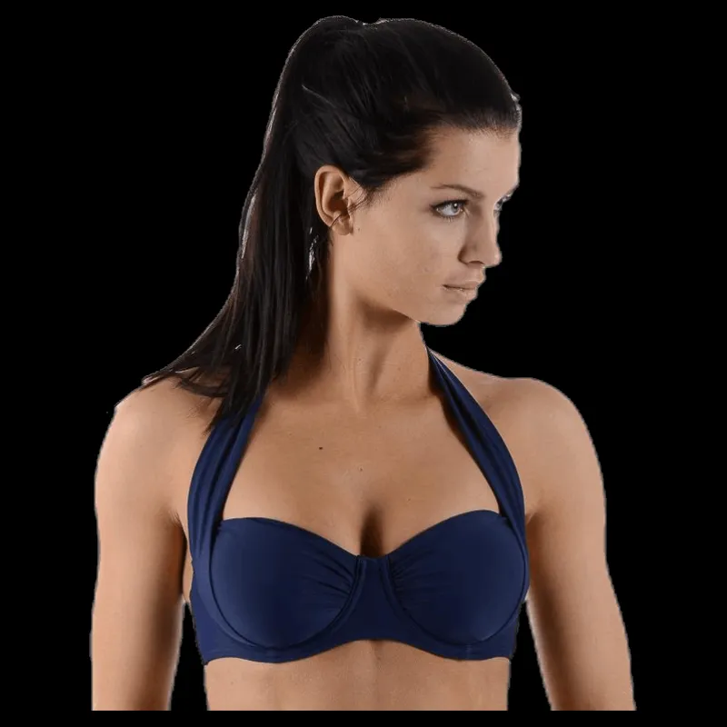 New Abecita Alanya Bandero Halterneck Blue/Pink Blå och Rosa