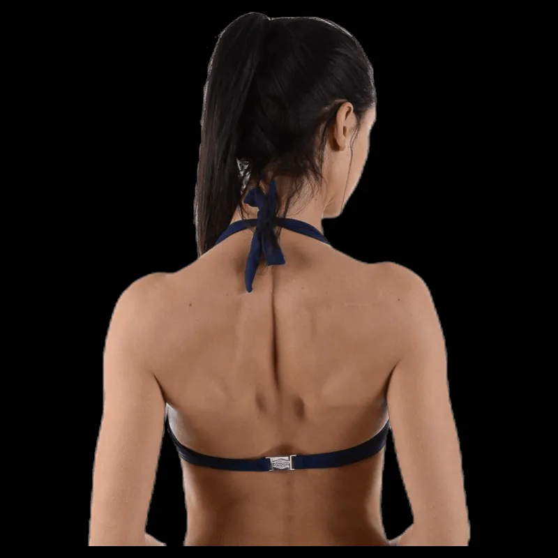 New Abecita Alanya Bandero Halterneck Blue/Pink Blå och Rosa