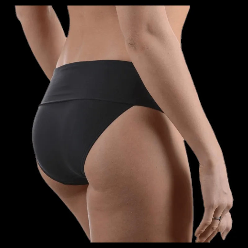 New Abecita Alanya Folded Brief Black Svart