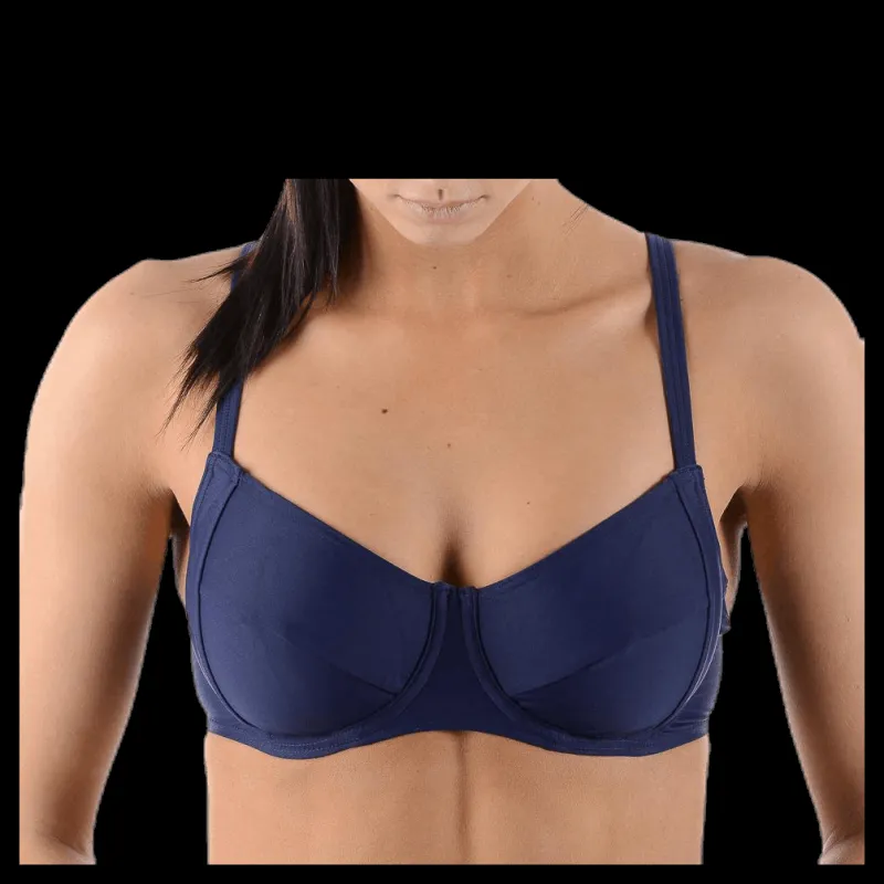 Abecita Alanya Wire Bra Blue Blå Hot