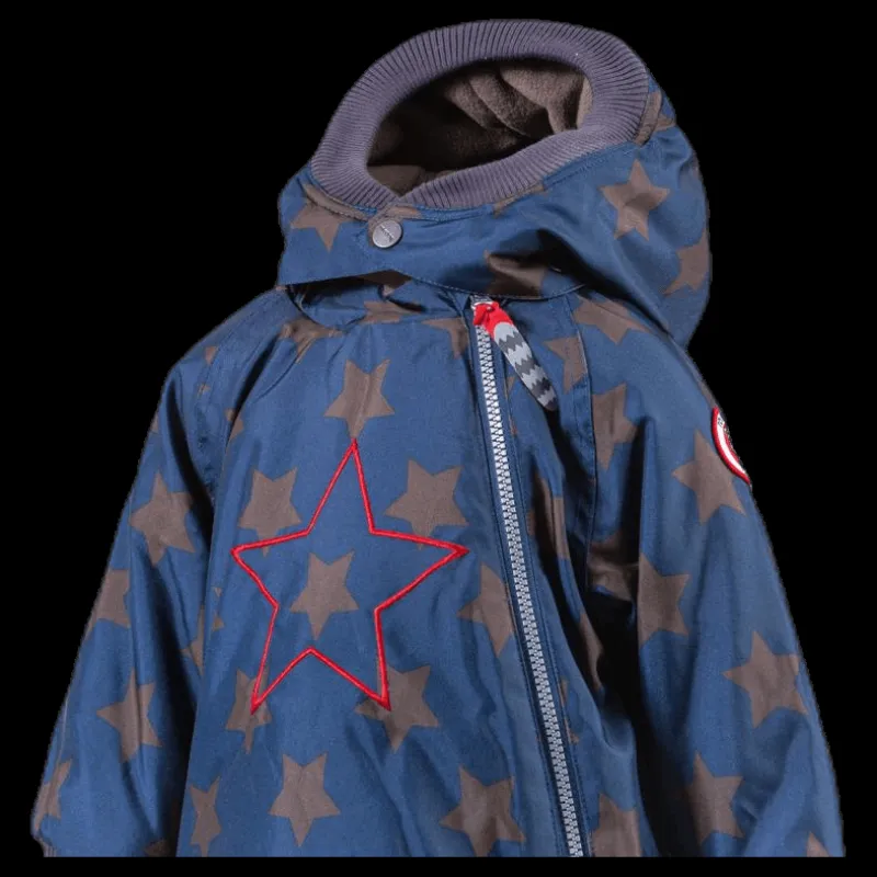 Outlet Racoon Alban Star Jacket Blue Blå