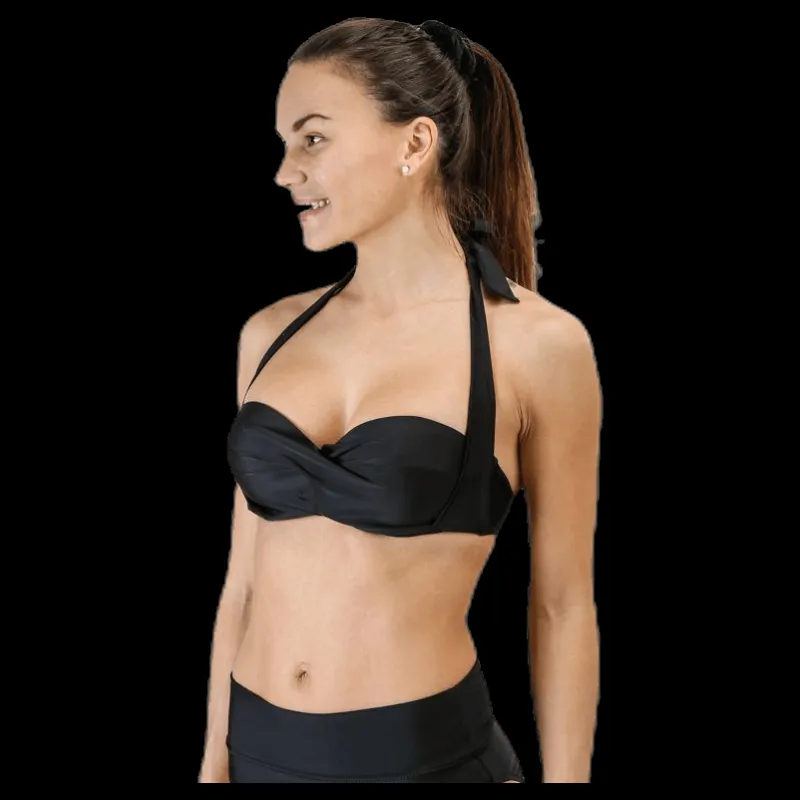 Wyte Alessandra Halterneck Black Svart Sale