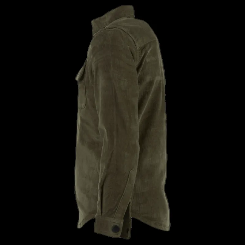 Outlet Jack & Jones Alfred Corduroy Shirt Akm Jr Green Grön