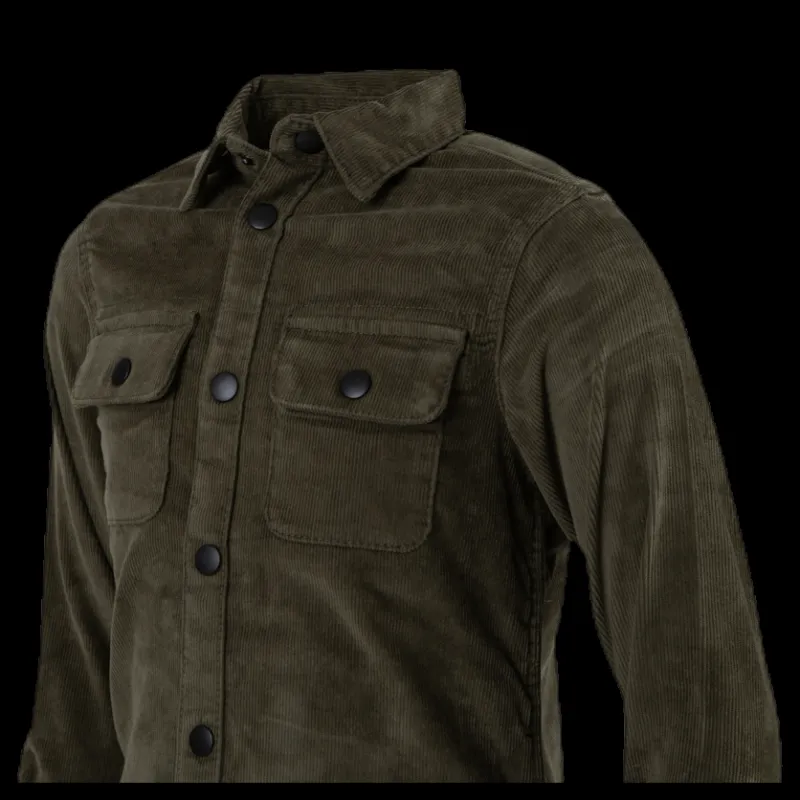 Outlet Jack & Jones Alfred Corduroy Shirt Akm Jr Green Grön