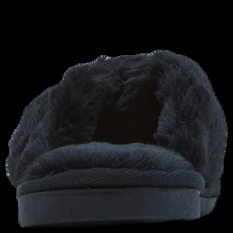 NOUN Alie Fluffy Slippers Black Svart
