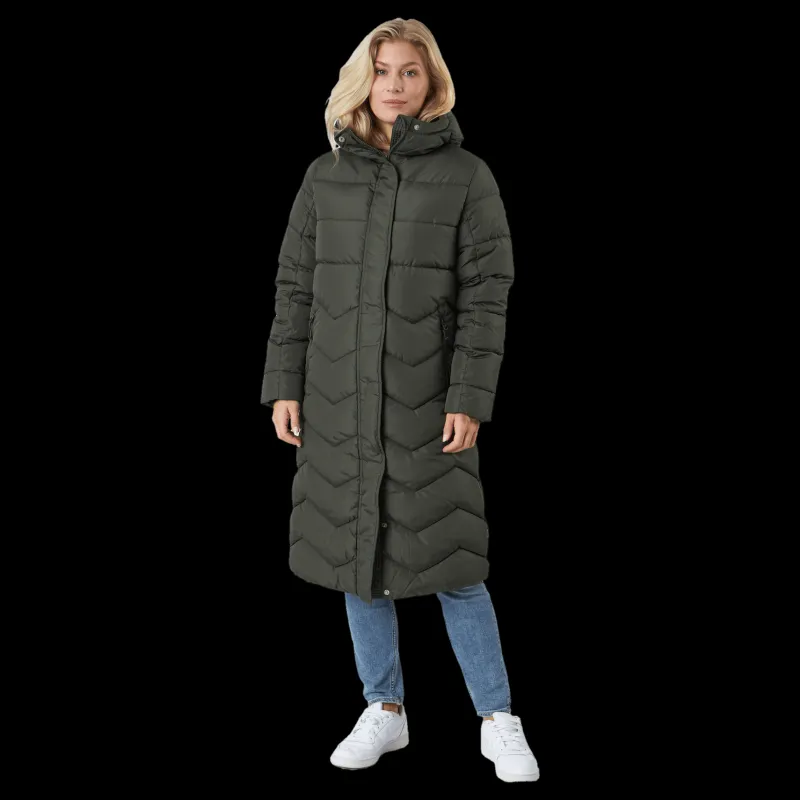 Tuxer Alissa Reco Jacket Dark Olive Grå