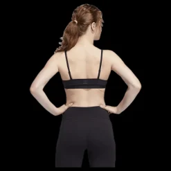 adidas All Me 3 Stripe Bra Black / White Svart Discount