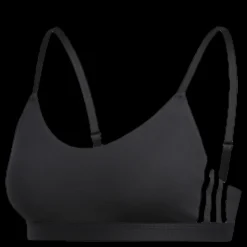 adidas All Me 3 Stripe Bra Black / White Svart Discount