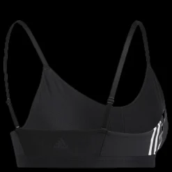adidas All Me 3 Stripe Bra Black / White Svart Discount