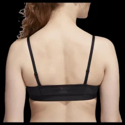 adidas All Me 3 Stripe Bra Black / White Svart Discount