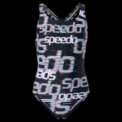 New Speedo Allover Medalist White/Black Vit och Svart