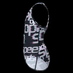 New Speedo Allover Medalist White/Black Vit och Svart
