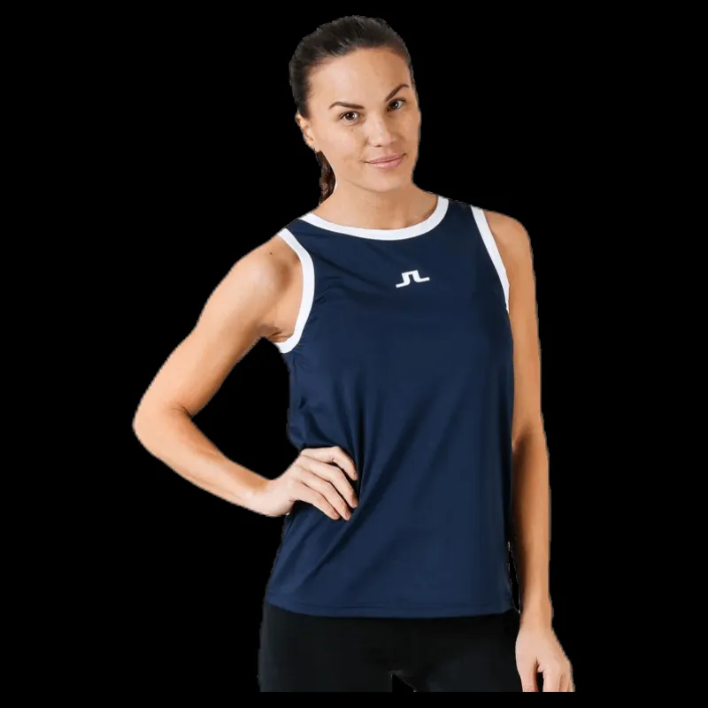 J.Lindeberg Ally Poly Jersey Blue Blå Discount