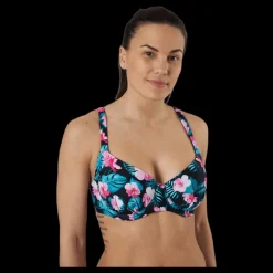New Abecita Aloha Tropica Padded Wire Bra Patterned Mönstrad