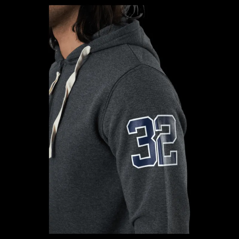 Nonation Alpha Full Zip Hood Grey Grå New