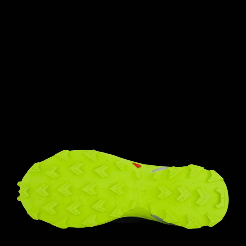 New Salomon Alphacross 4 Gtx Ebony/pearl Blue/acid Lime Grå