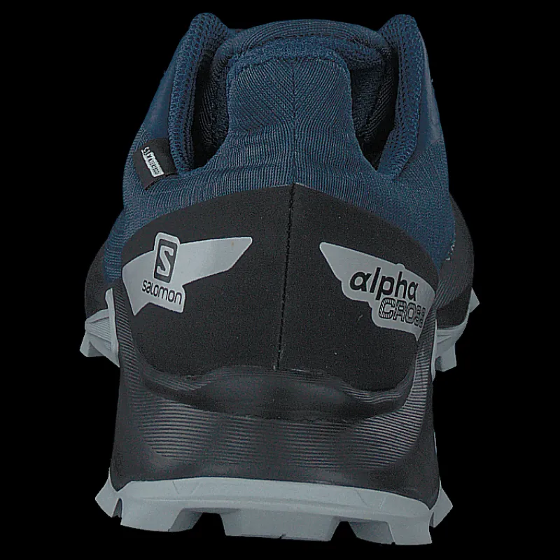 Salomon Alphacross Blast Cswp J Dark Denim/black/pearl Blue Blå Best