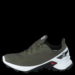 Best Salomon Alphacross Blast Cswp J Olive Night/wht/black Grön