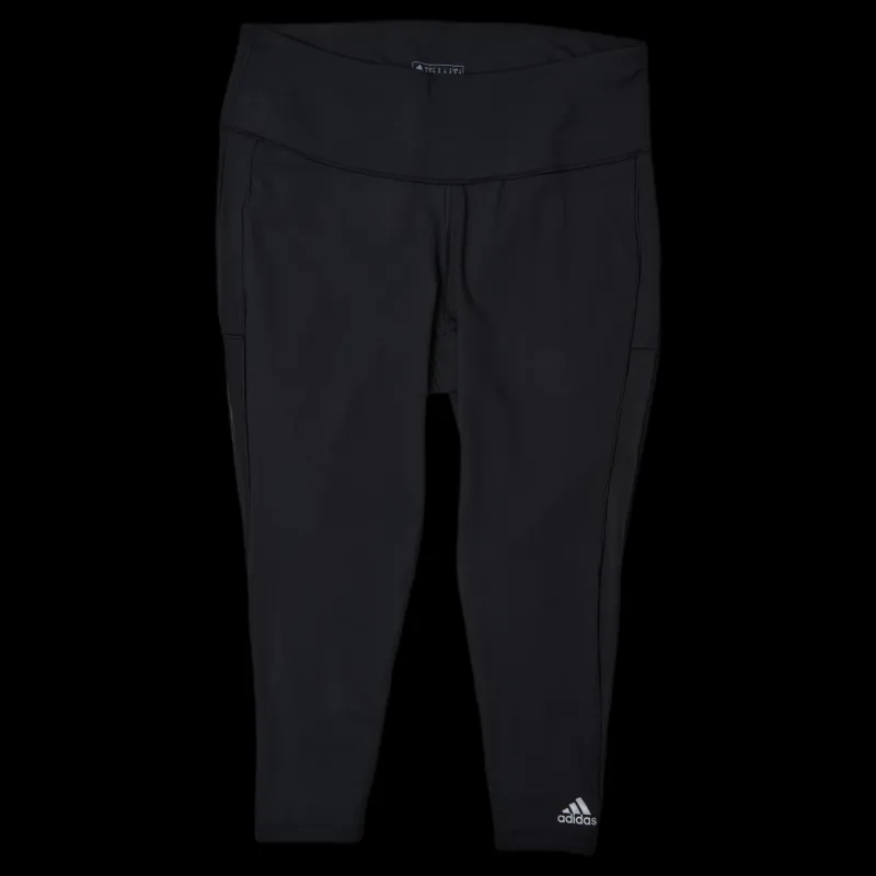 Discount adidas Alphaskin 7/8 T Heat Ready Plus Black Svart