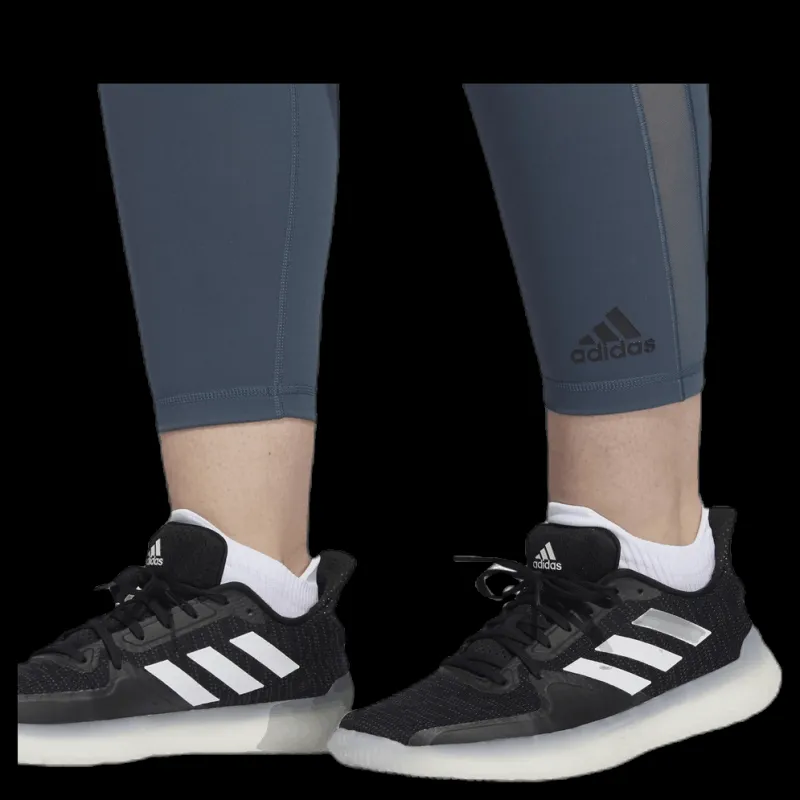 Clearance adidas Alphaskin 7/8 T Heat Ready Plus Blue Svart