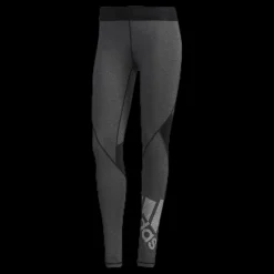 adidas Alphaskin Bos Long Tight White/Black Grå