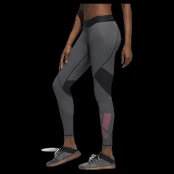 Hot adidas Alphaskin Bos Long Tight Pink/Black Rosa och Svart